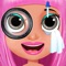 Crazy Little Celebrity Eye Doctor in Baby Vet Pet Ambulance to Make Up and Rescue Fashion Kids games