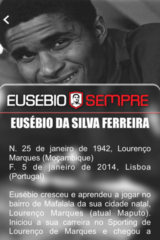 Eusébio Sempre screenshot 2