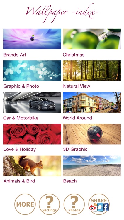 Wallpaper+ for iOS 7 (Panorama 3200x1136 pixels)