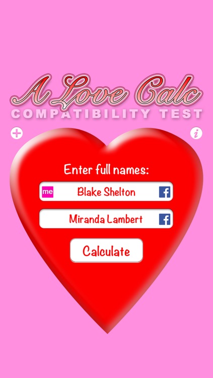 A Love Calc: Compatibility Test Calculator