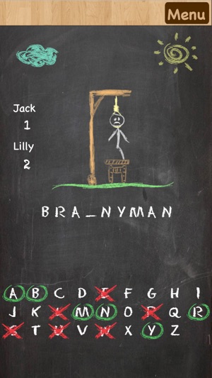 Brainy Man Hangman Crossword Game(圖4)-速報App