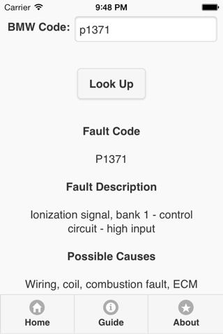 OBD/Manufactures Trouble Codes(Fault Codes) screenshot 2