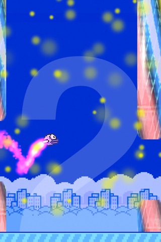 Night Bird - Neon flappy night bird screenshot 4