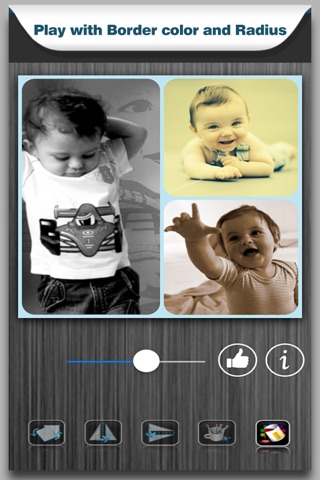 iPic Collage - Make pic collages with frames screenshot 4