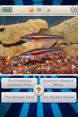 Guess for Aquatic Species at Risk Quiz Game screenshot 2