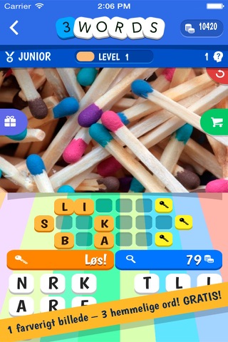 3 Words: Colorful – find three secret words in one crazy colorful picture screenshot 2
