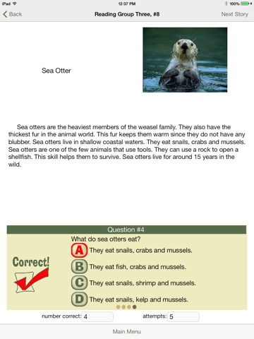 Reading: Grades 2-3, Animals—Free screenshot 4