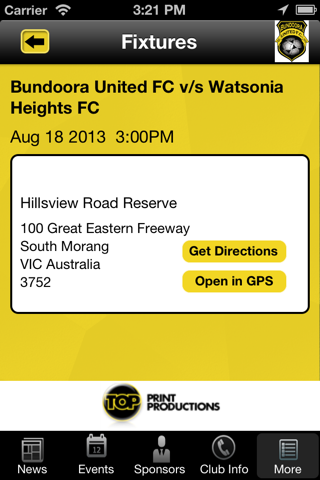 Bundoora United FC screenshot 2
