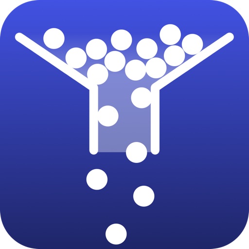 500 balls smash into several thin glass cups iOS App
