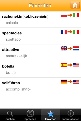 Dictionnaire 20 langues des mots usuels screenshot 4