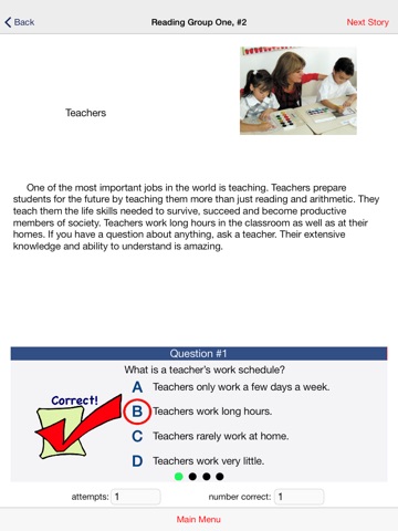 Reading: Grade 4, People in the Community-Free screenshot 2