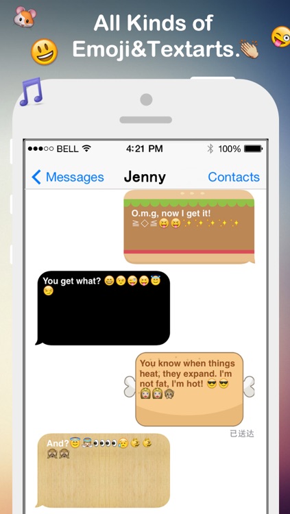Fancy Message-Pimp Text with Emoji Keyboard, New Color Bubble and Textart FREE screenshot-3