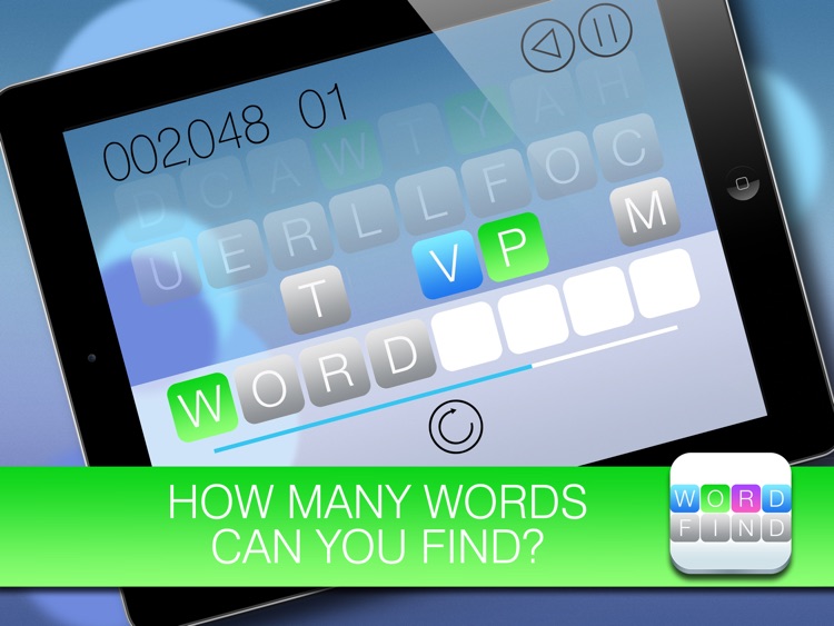 Word Find FREE - Use the gems and beat the clock