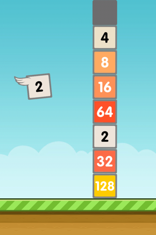 Flappy 2048 - Flap your wings and Jump through the Tiles to reach 2048 Tile! screenshot 3