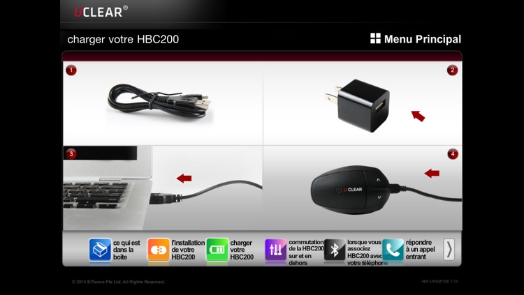 UCLEAR HBC200 French instruction screenshot-3