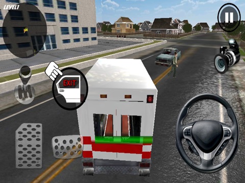 Crazy Ambulance King 3D HD screenshot 2