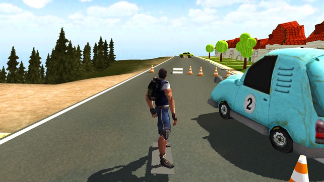 Downhill Skateboard 3D Free(圖3)-速報App