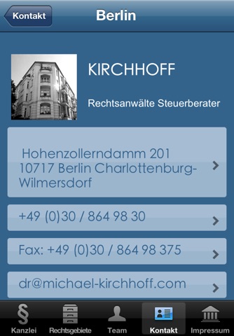 KIRCHHOFF Rechtsanwälte Steuerberater screenshot 4