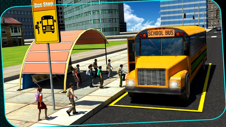 3D School Bus Driving Simulator : Kids Pick & Drop Game