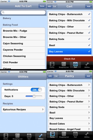 Grocery Shopping Checklist and Pantry Inventory Checklist. screenshot 4