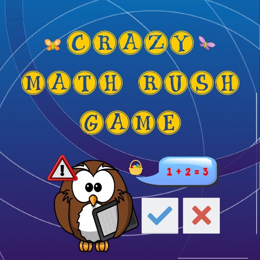 Crazy Math Rush Game iOS App