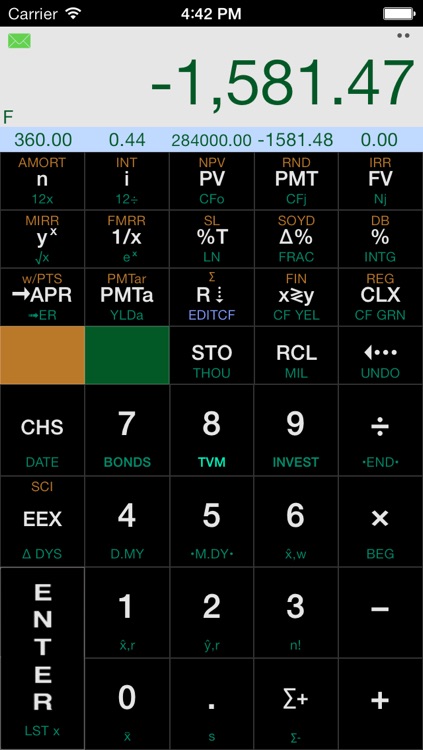 Calc-12E RPN Financial Calculator