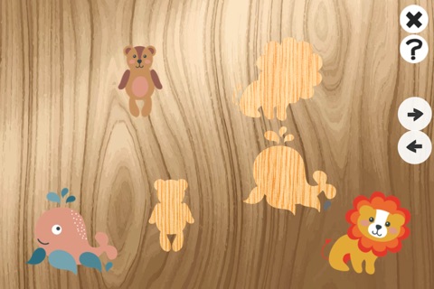 Animated Baby Puzzle With Animal-s! My Toddler`s First Free Learn-ing Kids Game: Zoo & Jungle Pet-s & Puppies screenshot 4