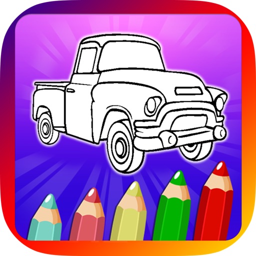 Coloring Book Trucks Edition Free icon