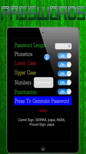 Passwords Free - Random Password Keycode Passphrase Generato(圖1)-速報App