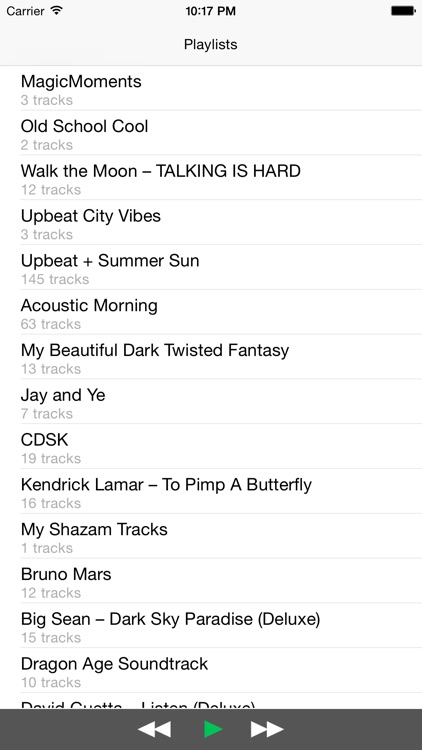 Playlist: Spotify Player for Apple Watch