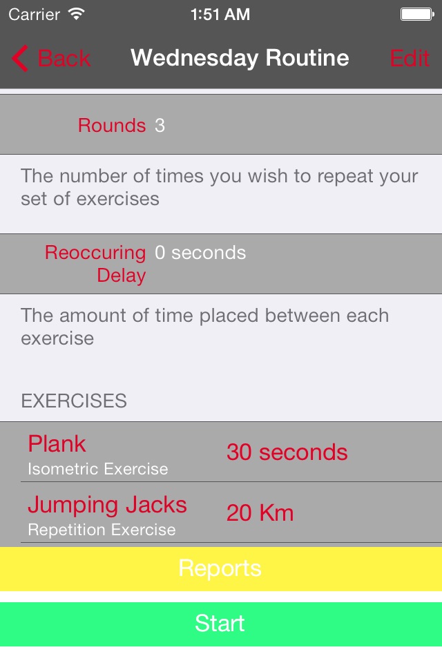 Fitness Timer - by WillWorks screenshot 2