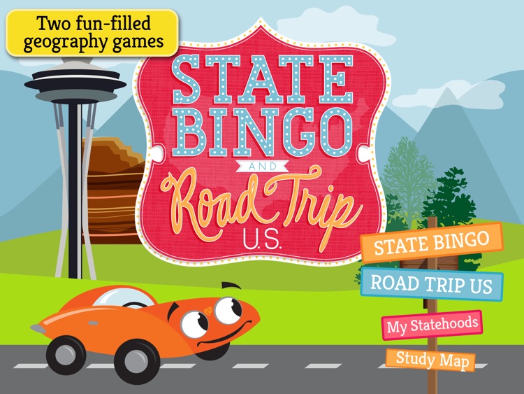 State Bingo and Road Trip US