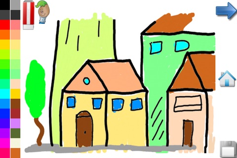 Coloring Book: House and Castle ! Coloring Pages for Toddlers screenshot 4