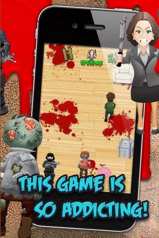 A Zombie Office Race - The Crazy Escape Game LITE Edition ! screenshot 3
