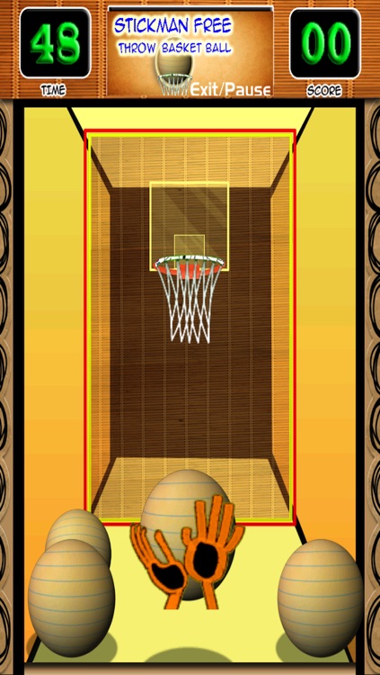 A Stickman Free Throw Basketball Game