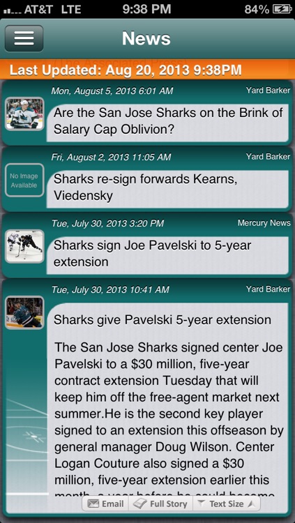 San Jose Hockey Live screenshot-3