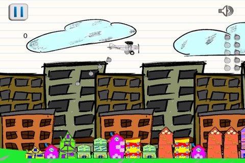 Toss the Doodle Paper AirPlane Bomber screenshot 3