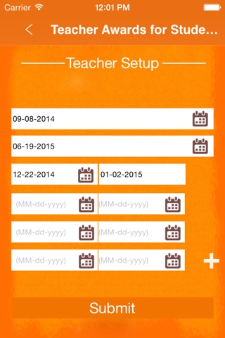 Teacher Award App screenshot 2