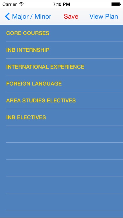 Rollins International Business Majormap