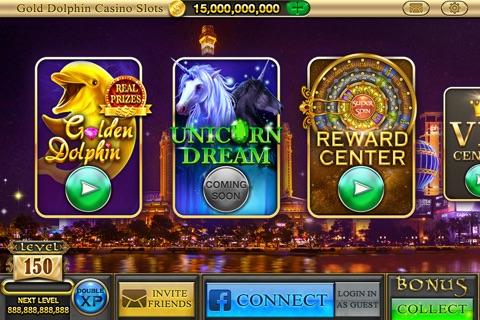Gold Dolphin Casino Slots - Real Rewards screenshot 2