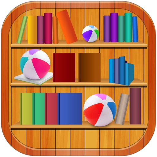 Sloppy Bookshelf Fall - Fun Beach Ball Maze Escape FREE by Animal Clown iOS App