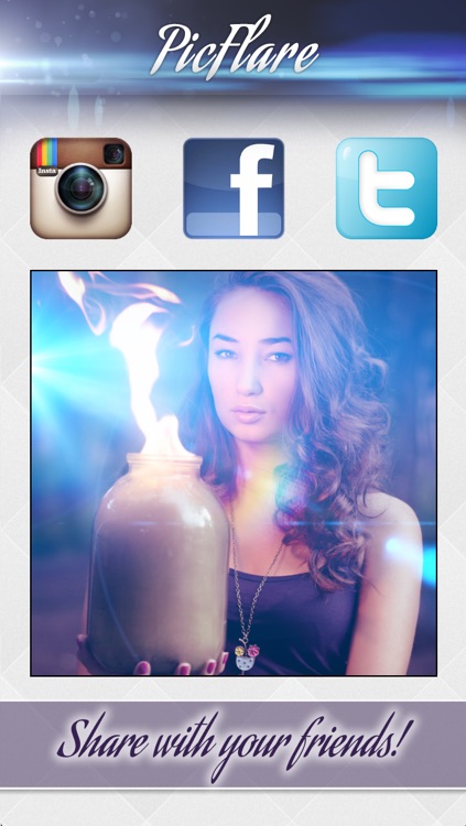 Pic Flare - A beautiful photo enhancer with creative insta lens flare FX filters screenshot-4