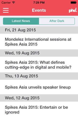 Spikes Asia 2015 for iPhone screenshot 2