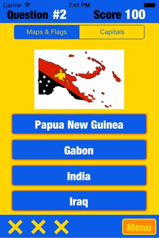 Countries Quiz: Maps, Flags & Capitals screenshot 2