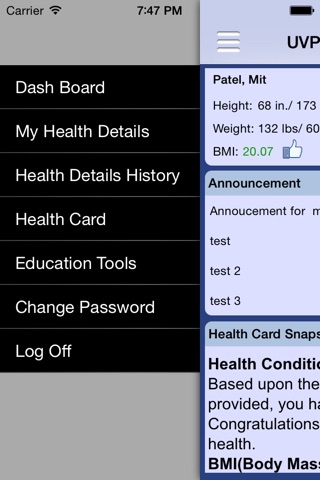 UVPCE 360 Health screenshot 3