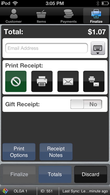 Teamwork Mobile Point-of-Sale 3.9 RC7 screenshot-3