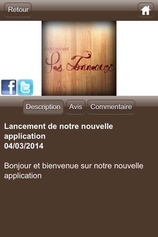 Restaurant Les Tonneaux screenshot 2