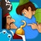 Peter Pan, who lives in Neverland, is a boy who refuses to grow up