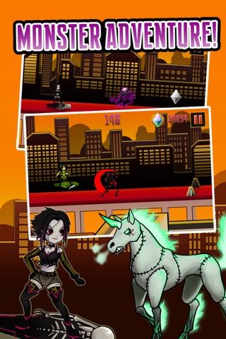 Monster Girl - High Speed Racing of Ghoul University screenshot 2