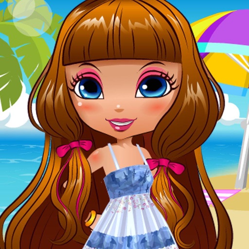Cute Model Fashion Beach Party iOS App